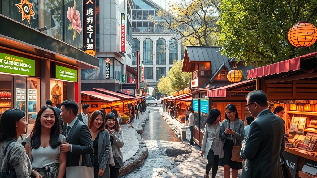 온라인 & 오프라인 축제 혜택 (realistic 스타일)