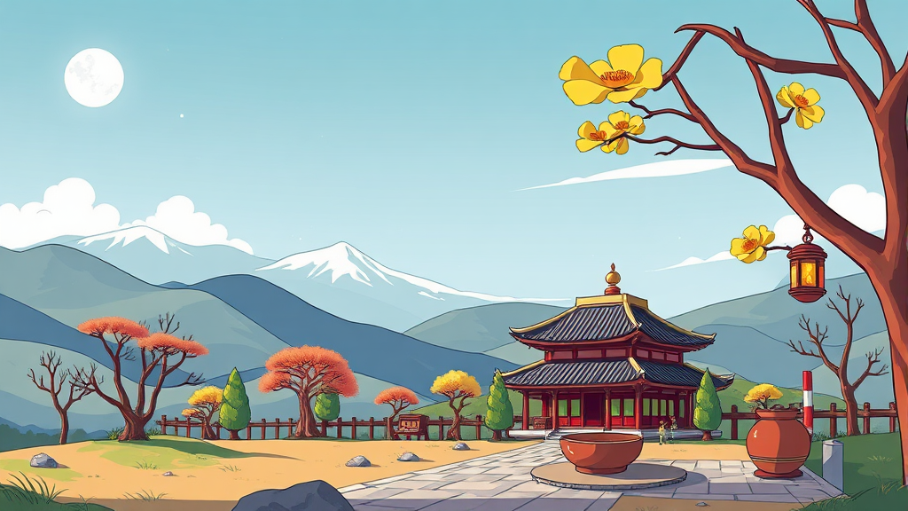 백양사 템플스테이 비용 및 예약 방법: 18만원으로 경험하는 특별한 휴식 (cartoon 스타일)