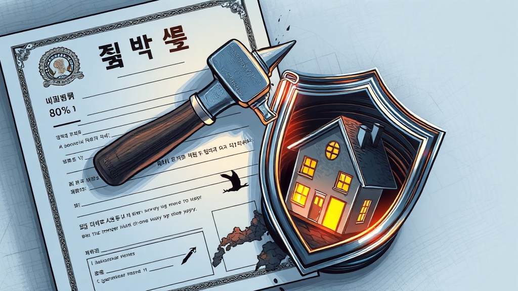 등기부등본, 꼼꼼히 확인하세요 (illustration 스타일)