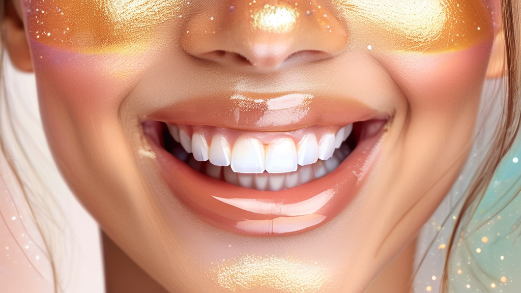 파비플로라의 놀라운 효능: 잇몸 염증 감소와 튼튼한 잇몸 (watercolor 스타일)