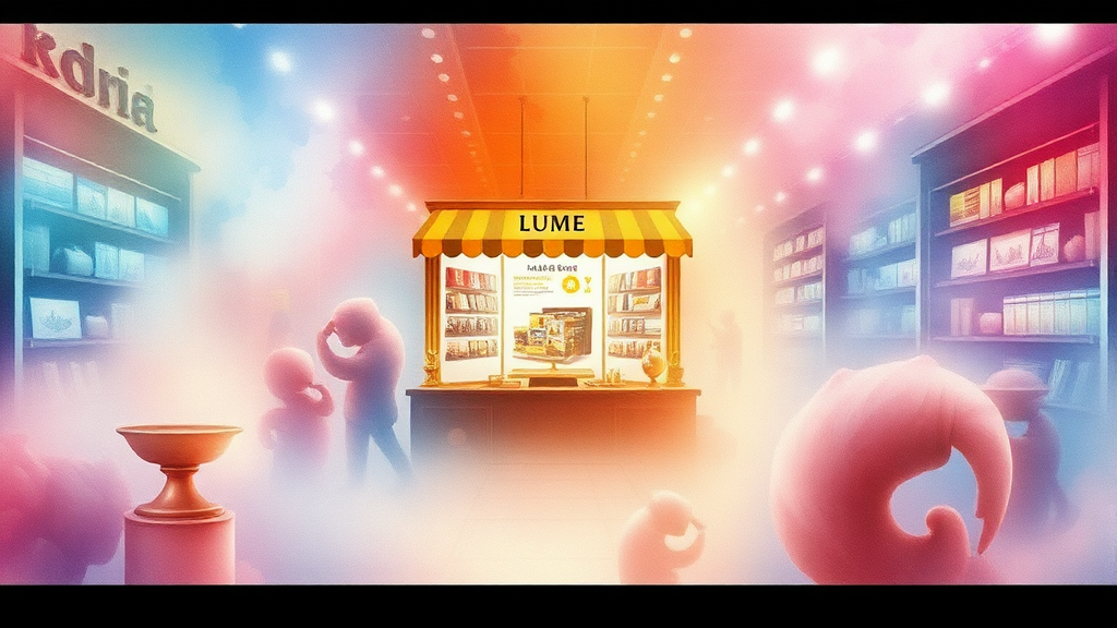 중고 명품 시장 현황 (watercolor 스타일)