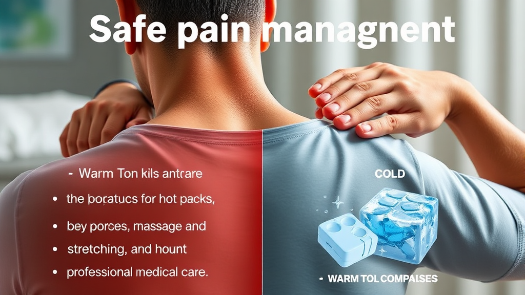전문가 조언과 주의사항: 안전하고 효과적인 통증 관리 (realistic 스타일)