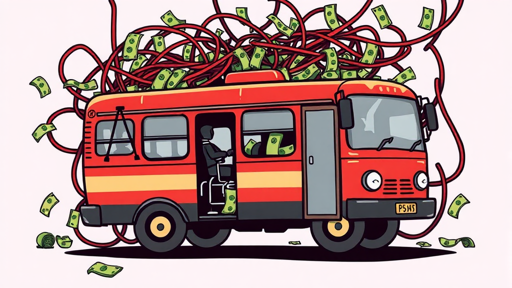 파업 원인 심층 분석 (cartoon 스타일)