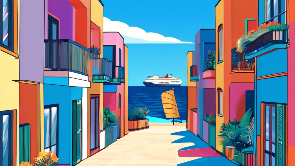 배편 요금과 객실 종류, 내게 맞는 선택은? (cartoon 스타일)