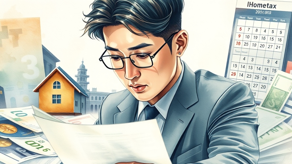 세무대행 서비스 활용 시기와 선택 가이드 (watercolor 스타일)