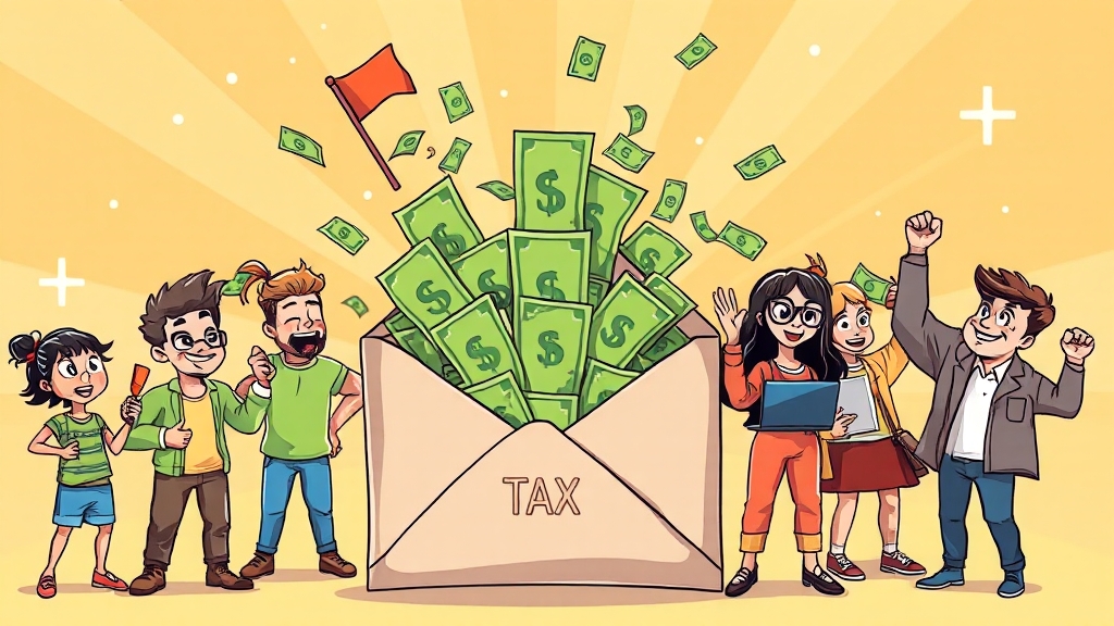 종합소득세 환급, 왜 중요할까요? (cartoon 스타일)