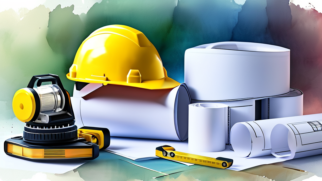 건설업 폐업, 무엇을 준비해야 할까? (watercolor 스타일)