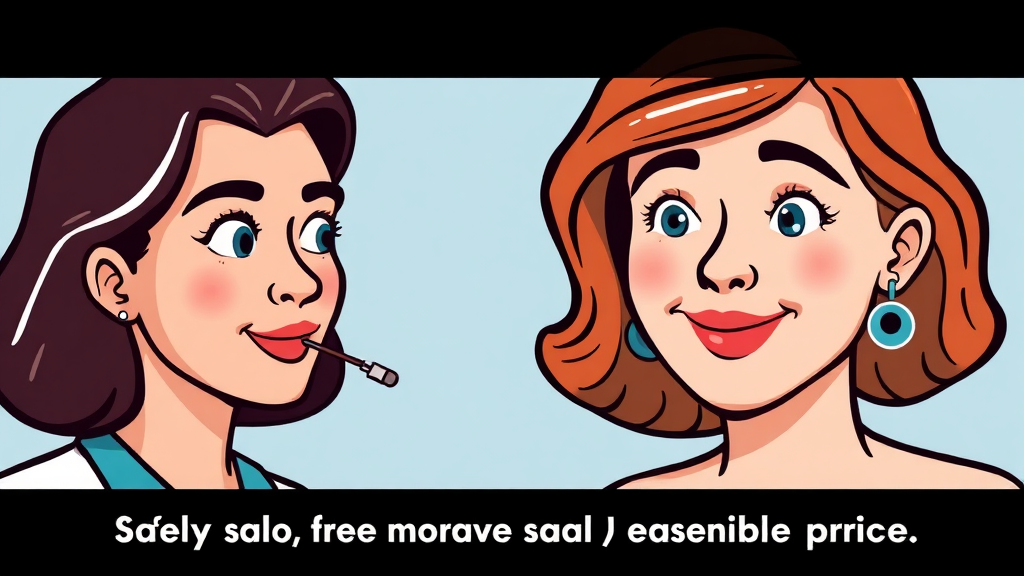 울쎄라 시술, 합리적인 가격으로 안전하게 받는 법 (cartoon 스타일)