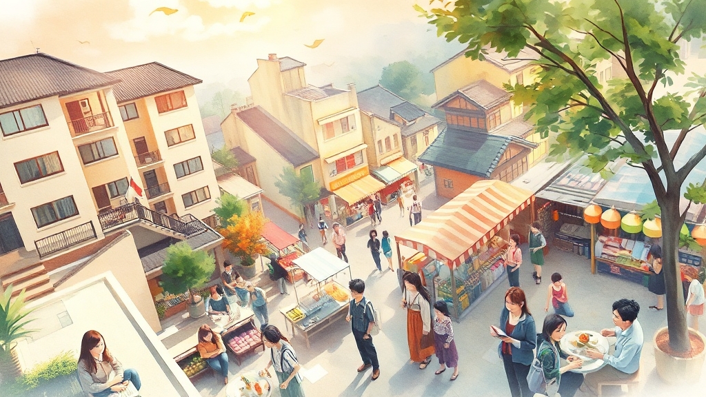 삼척 부동산 시장 전망 (watercolor 스타일)