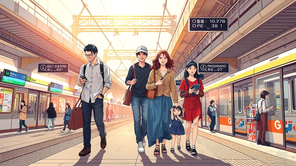 철산역 자이 입지 분석 (illustration 스타일)