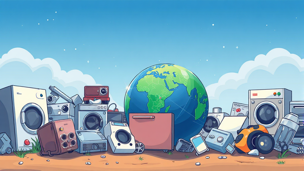 2026 폐가전 무상수거 A to Z 8 폐가전 재활용 효과 (illustration 스타일)