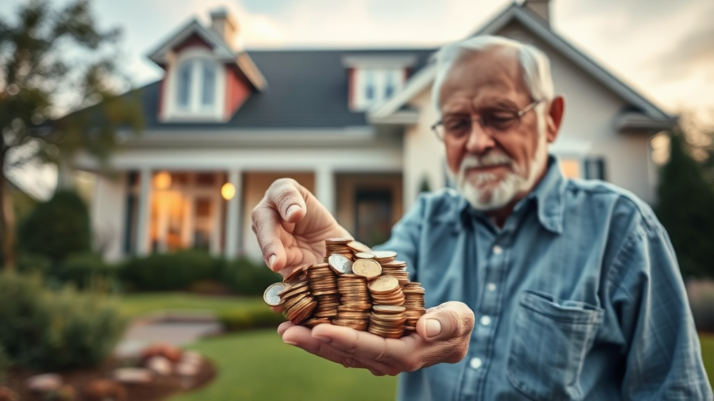 주택연금 수령액, 무엇으로 결정될까? (watercolor 스타일)
