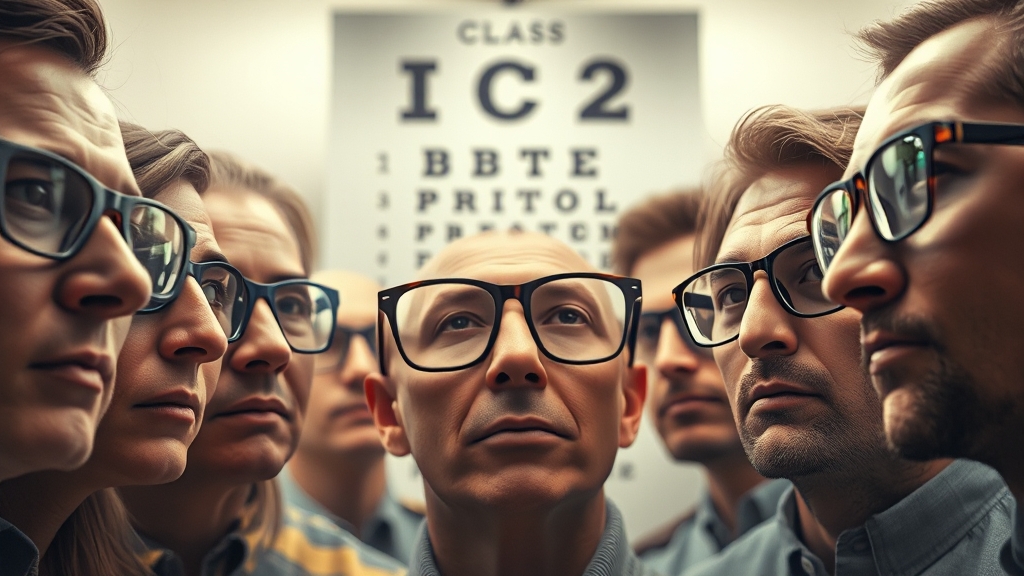 시력 기준 완벽 가이드 (realistic 스타일)