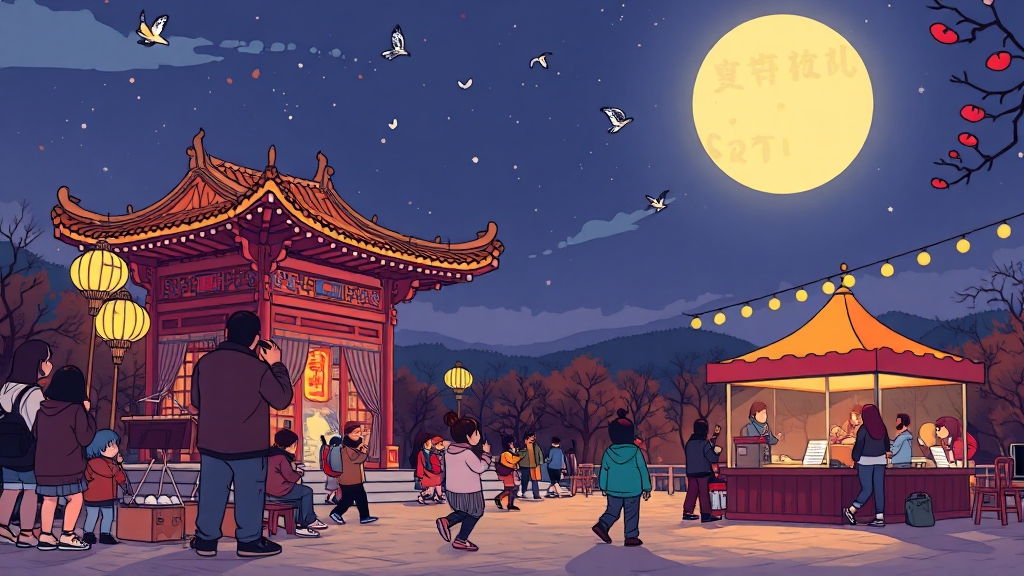 축제, 왜 가야 할까? (cartoon 스타일)