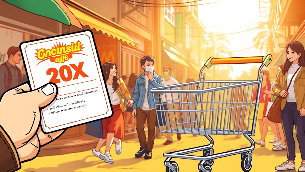 똑똑한 소비, 지금 시작하세요! (cartoon 스타일)