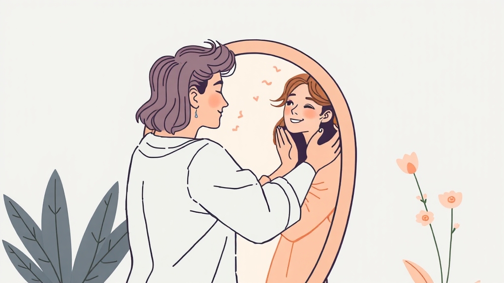 자존감 보호 전략 (illustration 스타일)