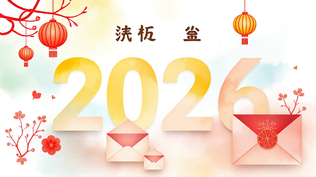 2026 연령별 세뱃돈 적정 금액 가이드 (watercolor 스타일)