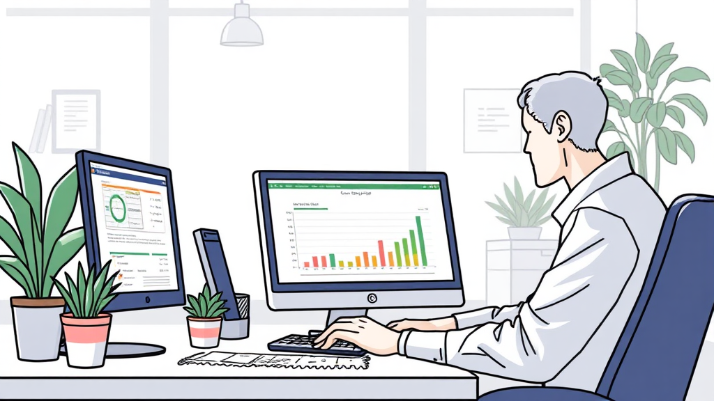 컴활 1급, 어디에 활용할까요? (illustration 스타일)