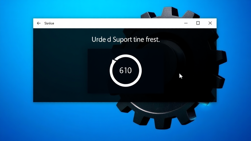 업데이트 서비스 초기화 및 재시작 (realistic 스타일)