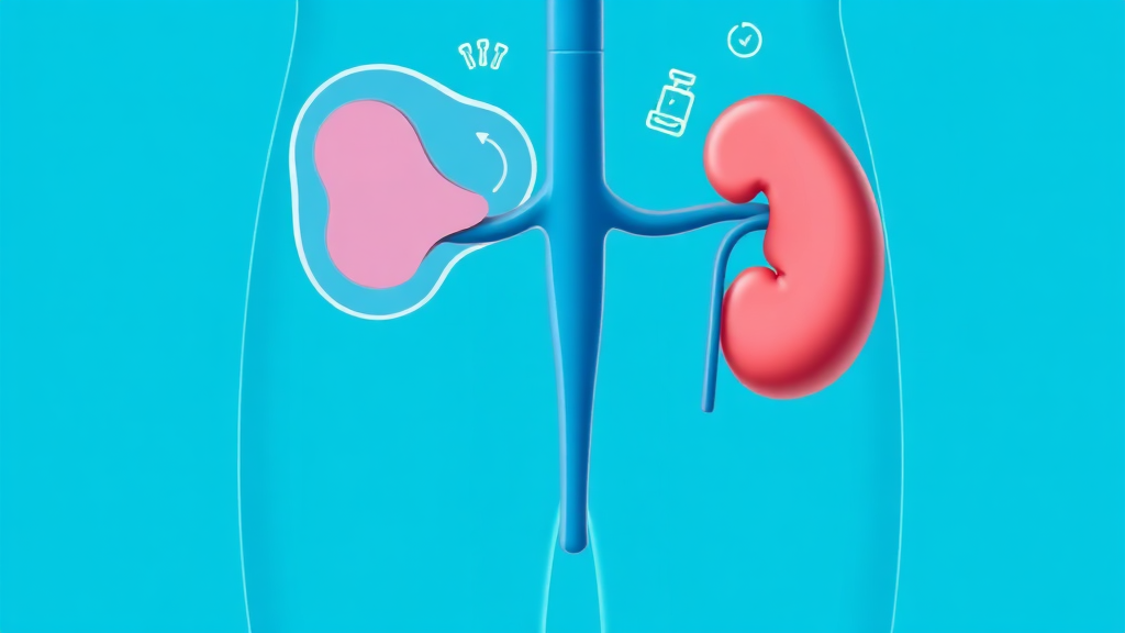 주요 비뇨기과 질환 알아보기 (realistic 스타일)