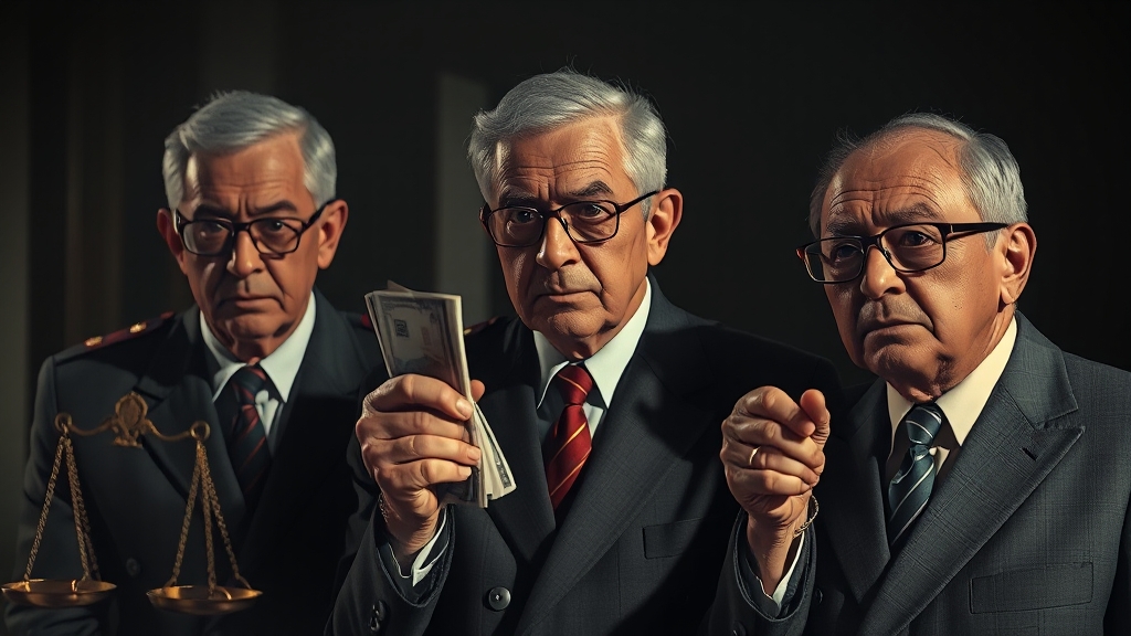 관피아 카르텔 방지법 및 법 개정 (realistic 스타일)