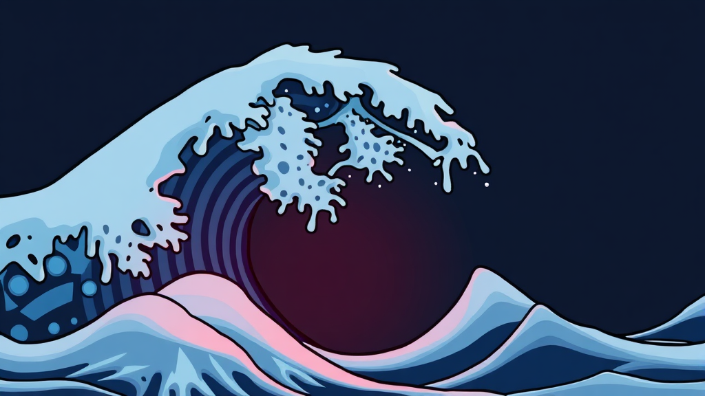 아크릴 투자 시 위험 요소 (cartoon 스타일)