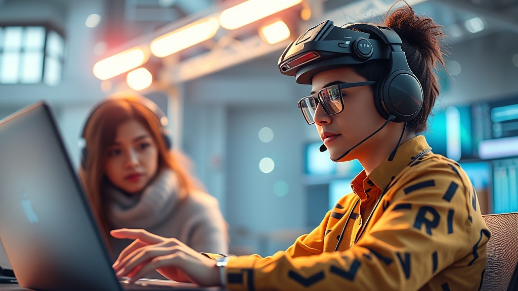 AI 스마트 워크 개요 (realistic 스타일)