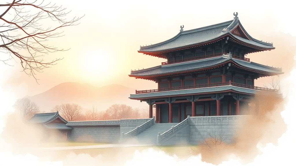 인천 해돋이 후 가볼 만한 곳 (watercolor 스타일)