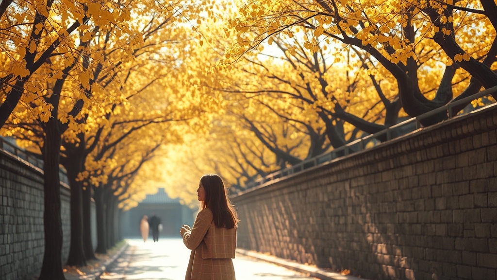 서울 단풍 명소 TOP 10 (realistic 스타일)