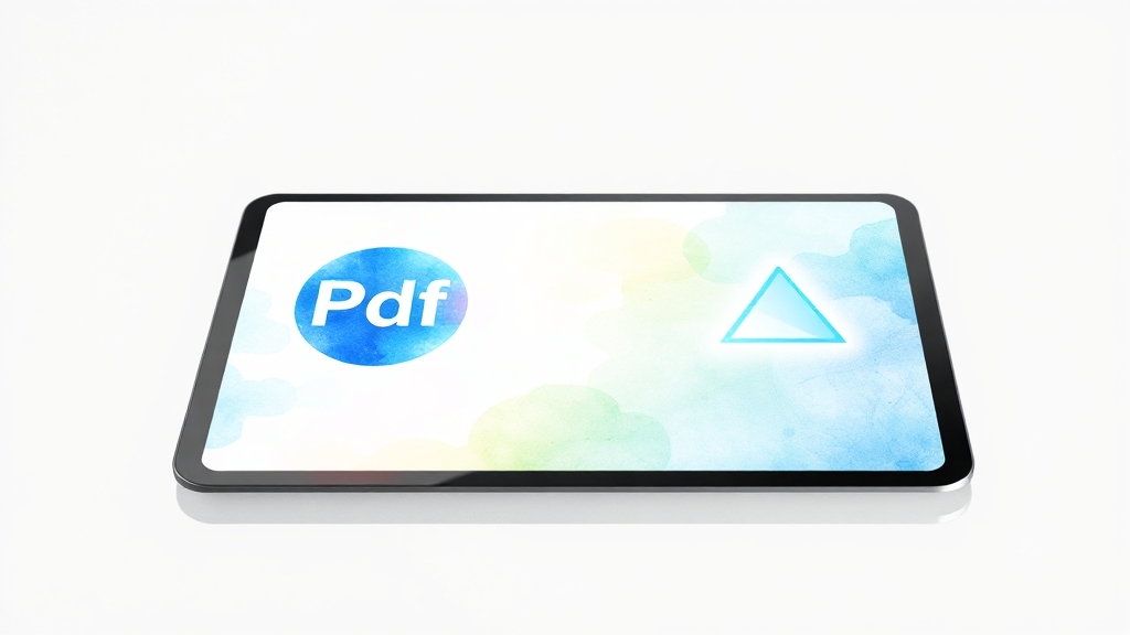 주요 PDF 편집 기능 (watercolor 스타일)