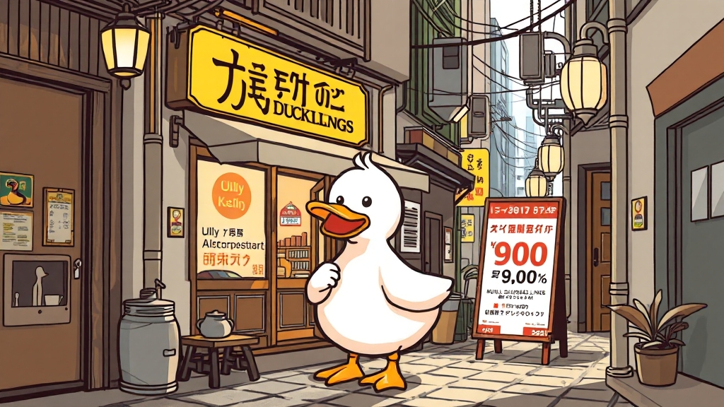 순천 ‘미운오리새끼’ 위치 정보 (illustration 스타일)