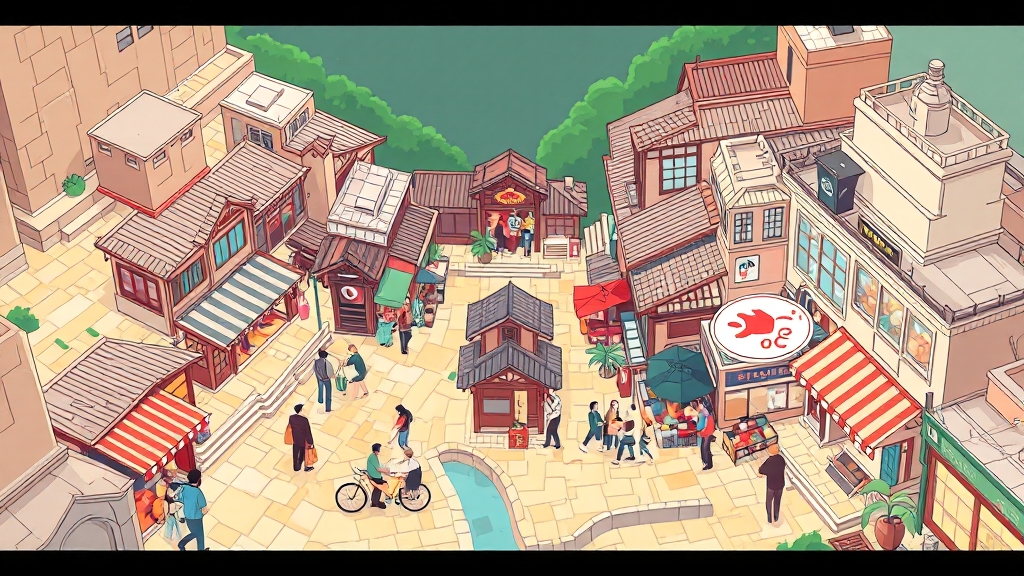 어디서 쓸 수 있나요? 가맹점 찾기! (illustration 스타일)