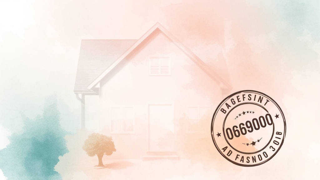 전입신고 & 확정일자, 잊지 마세요! (watercolor 스타일)