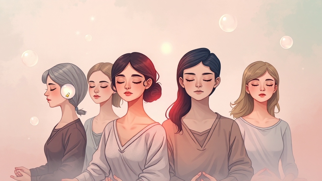 스트레스와 이명의 연결고리 (illustration 스타일)