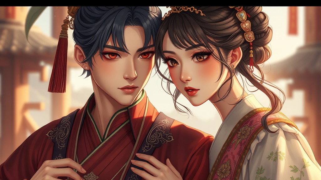 등장인물 관계도 한눈에 보기 (realistic 스타일)