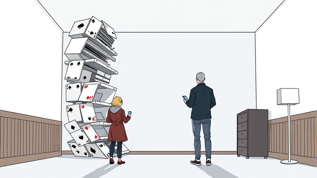 위기의 부부 관계, 파국 막는 법 6 정서적 단절과 외로움 심화 (illustration 스타일)