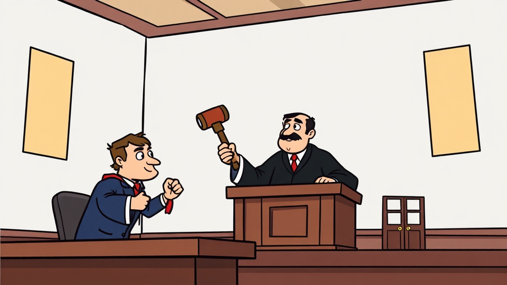 명도소송이란 무엇일까요? (cartoon 스타일)