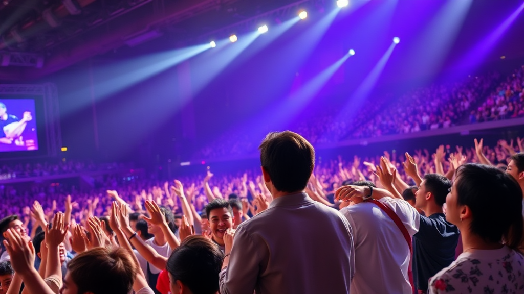 팬들을 위한 배려와 진심 (realistic 스타일)