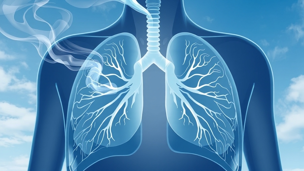 폐기흉 재발 방지 및 예방 (illustration 스타일)