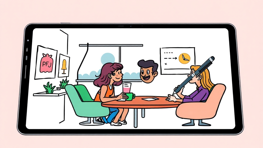 S펜 경험: 실제 사용 후기 (cartoon 스타일)