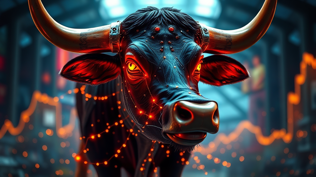 2026년 AI 시장 전망 (realistic 스타일)