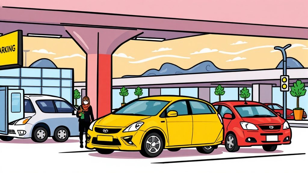 시간별 예상 주차 요금 계산하기 (cartoon 스타일)