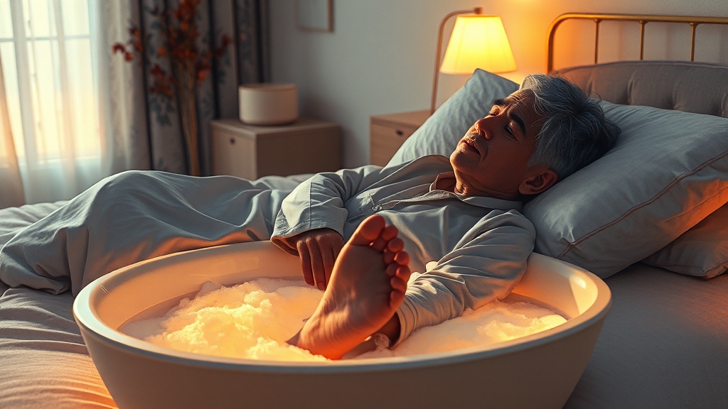 50대를 위한 과학적 숙면 비법과 체질별 맞춤 수면 관리법 6 불면증 원인 분석 및 대처법 (illustration 스타일)