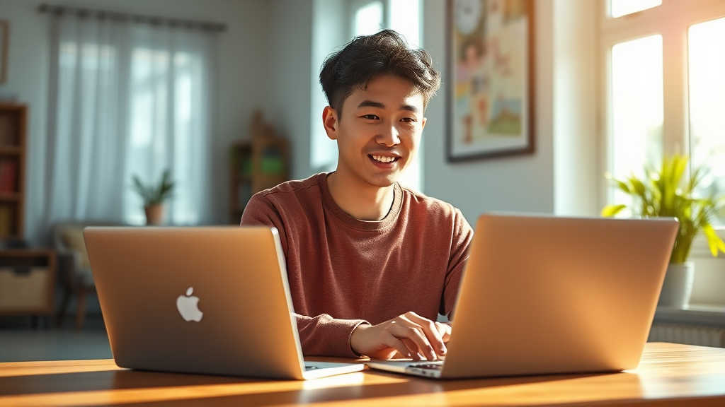 청년월세지원, 상시 지원으로! (realistic 스타일)