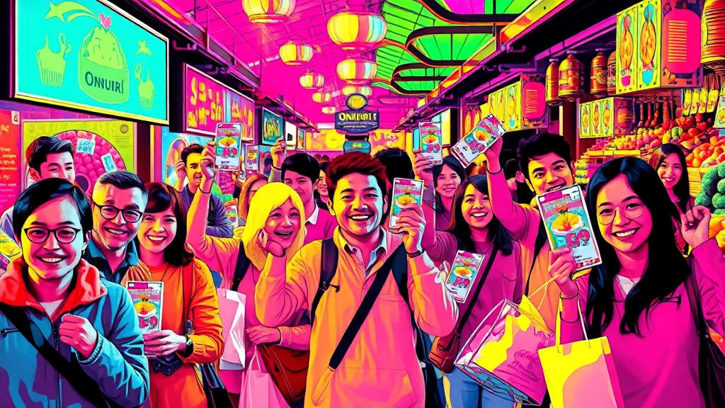 디지털 온누리 앱, 왜 써야 할까? (popart 스타일)