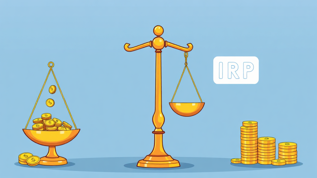 연금저축 vs IRP, 나에게 맞는 선택은? (cartoon 스타일)