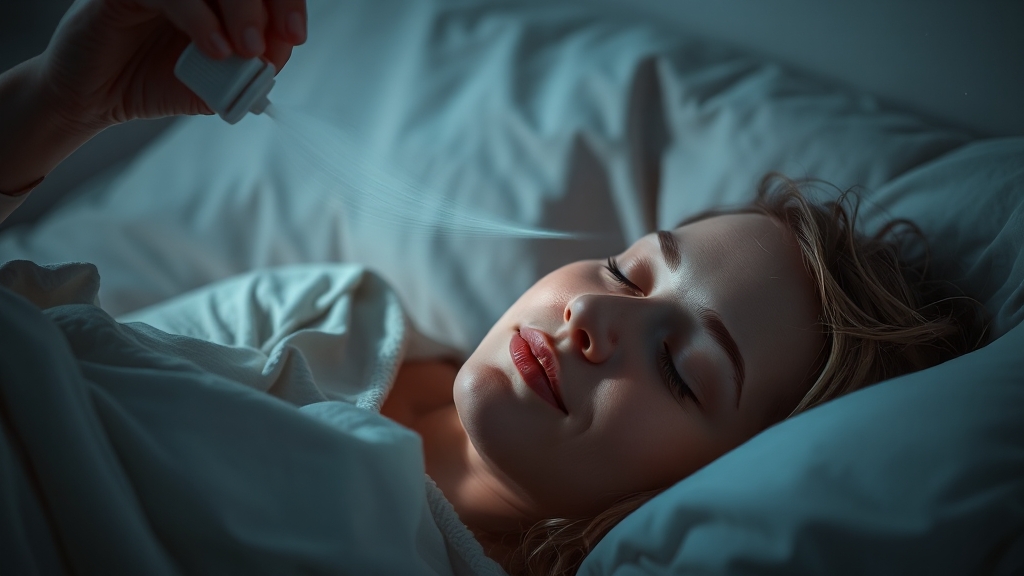 멜라토닌 스프레이 사용법 (realistic 스타일)