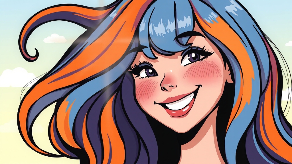 퍼스널 컬러 유지 및 관리 팁 (cartoon 스타일)