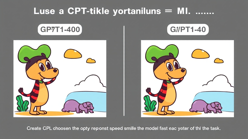 GPT-4o vs GPT-4, 어떤 모델을 선택해야 할까? (cartoon 스타일)