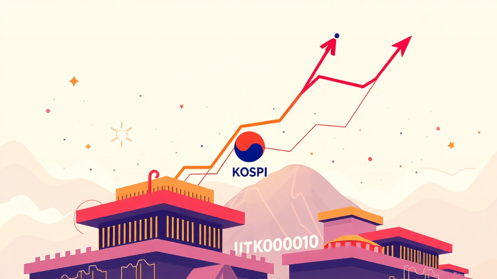 코스피 5000 달성 시나리오 (illustration 스타일)